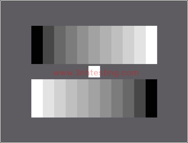 LINEAR GRAY SCALE TEST CHART