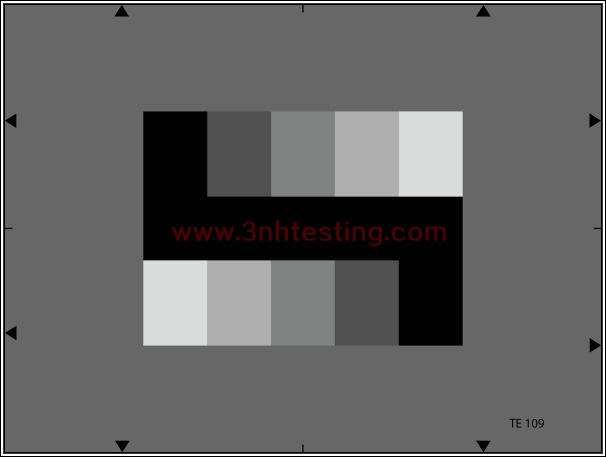 LOGARITHMIC GRAY SCALE TEST CHART